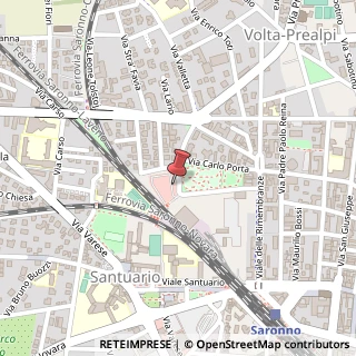 Mappa Via Pagani Giuseppe, 9, 21047 Saronno, Varese (Lombardia)