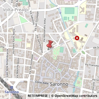 Mappa Piazza Unità d'Italia, 3, 21047 Saronno, Varese (Lombardia)