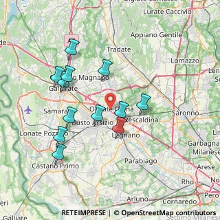 Mappa Via Luigi Cadorna, 21057 Olgiate Olona VA, Italia (7.085)