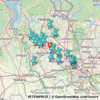 Mappa Via Luigi Cadorna, 21057 Olgiate Olona VA, Italia (11.61824)