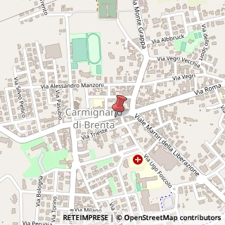 Mappa Via Guglielmo Marconi, 38, 35010 Carmignano di Brenta, Padova (Veneto)