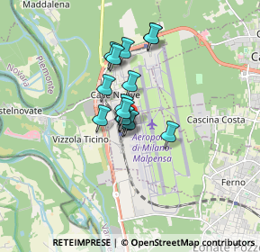 Mappa Aeroporto di Milano Malpensa, 21019 Somma lombardo VA, Italia (1.07333)