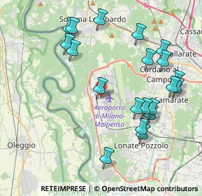 Mappa Aeroporto di Milano Malpensa, 21019 Somma lombardo VA, Italia (4.4005)