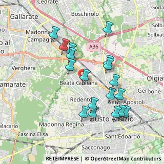 Mappa Via Sottocorno, 21052 Busto Arsizio VA, Italia (1.835)