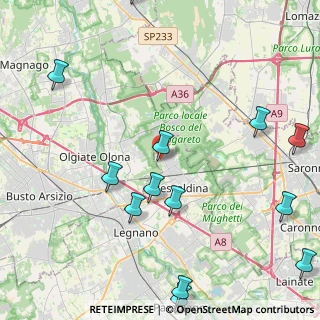 Mappa Via Don Antonio Balbi, 20027 Rescaldina MI, Italia (5.67462)
