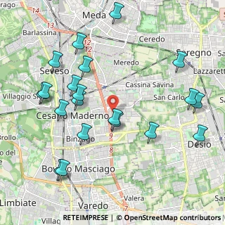 Mappa DENTRO CENTRO COMMERCIALE GIGANTE, 20811 Cesano Maderno MB, Italia (2.328)