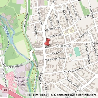 Mappa Via Indipendenza,  182, 21050 Marnate, Varese (Lombardia)