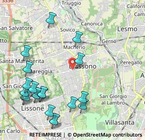 Mappa Via Filippo Turati, 20853 Biassono MB, Italia (2.553)