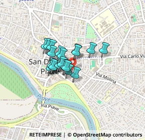 Mappa Piazza Attilio Rizzo, 30027 San Donà di Piave VE, Italia (0.2565)