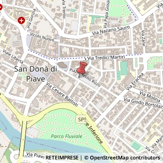 Mappa Piazza Attilio Rizzo, 30027 San Donà di Piave VE, Italia, 30027 San Donà di Piave, Venezia (Veneto)