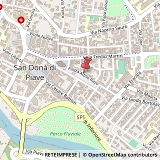 Mappa Piazza Attilio Rizzo, 20, 30027 San Donà di Piave, Venezia (Veneto)