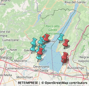 Mappa Via Panoramica, 25083 Gardone Riviera BS, Italia (11.63563)