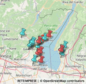 Mappa Via Panoramica, 25083 Gardone Riviera BS, Italia (10.7175)