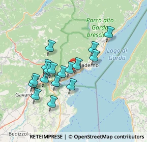 Mappa Via Panoramica, 25083 Gardone Riviera BS, Italia (6.28588)