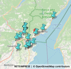 Mappa Via Panoramica, 25083 Gardone Riviera BS, Italia (6.32133)