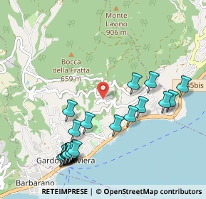 Mappa Via Panoramica, 25083 Gardone Riviera BS, Italia (1.144)