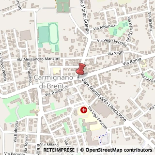 Mappa Via Perozza, 4, 35010 Carmignano di Brenta, Padova (Veneto)