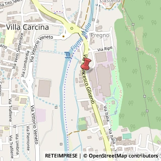 Mappa Via glisenti francesco 58/c, 25069 Villa Carcina, Brescia (Lombardia)