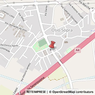 Mappa Via Papa Giovanni XXIII, 1/f, 24040 Osio Sopra, Bergamo (Lombardia)