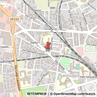 Mappa Via Varese,  162, 21047 Saronno, Varese (Lombardia)