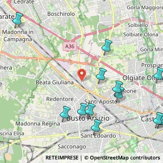 Mappa Via Redaelli, 21052 Busto Arsizio VA, Italia (2.80833)