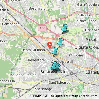 Mappa Via Redaelli, 21052 Busto Arsizio VA, Italia (1.7625)