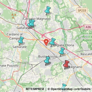 Mappa Via Redaelli, 21052 Busto Arsizio VA, Italia (4.67091)