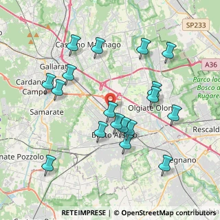 Mappa Via Redaelli, 21052 Busto Arsizio VA, Italia (4.02889)