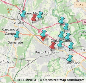 Mappa Via G. Redaelli, 21052 Busto Arsizio VA, Italia (3.87385)