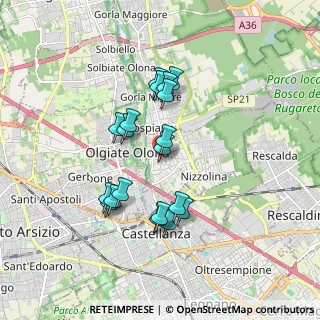 Mappa Piazza Sant'ilario, 21050 Marnate VA, Italia (1.52842)
