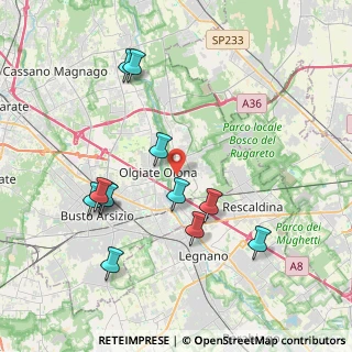 Mappa Via Giuseppe Garibaldi, 21050 Marnate VA, Italia (4.02417)
