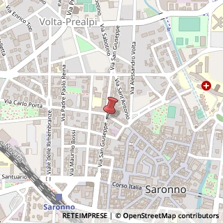 Mappa Via San Giuseppe, 67, 21047 Saronno, Varese (Lombardia)