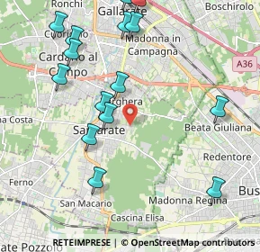 Mappa Via Borsi Giosuè, 21017 Samarate VA, Italia (2.36)