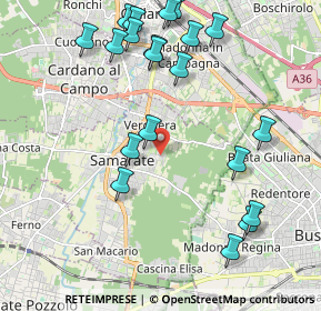 Mappa Via Borsi Giosuè, 21017 Samarate VA, Italia (2.349)