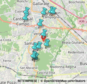 Mappa Via Pier Paolo Pasolini, 21017 Samarate VA, Italia (1.73)