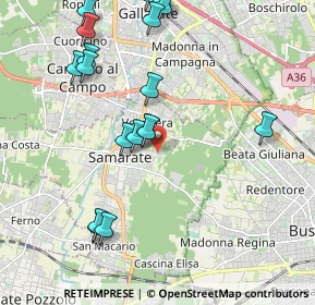 Mappa Via Borsi Giosuè, 21017 Samarate VA, Italia (2.35421)