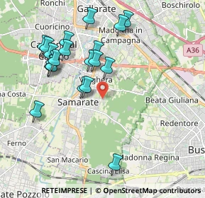 Mappa Via Pier Paolo Pasolini, 21017 Samarate VA, Italia (2.023)