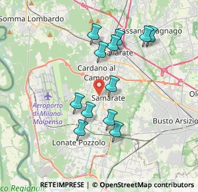 Mappa Via Novara, 21017 Samarate VA, Italia (3.33333)