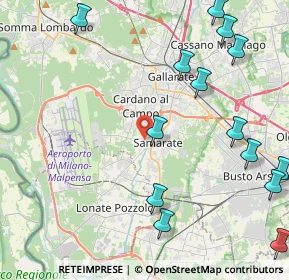 Mappa Via Novara, 21017 Samarate VA, Italia (5.91875)