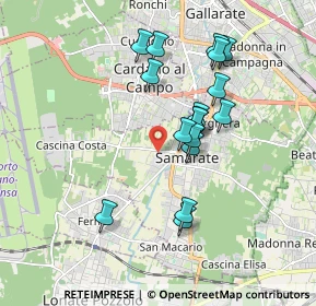 Mappa Via Novara, 21017 Samarate VA, Italia (1.62647)