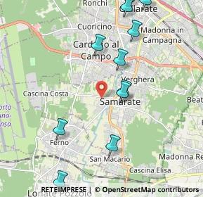 Mappa Via Novara, 21017 Samarate VA, Italia (2.47333)