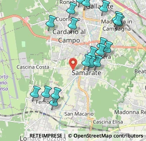Mappa Via Novara, 21017 Samarate VA, Italia (2.214)