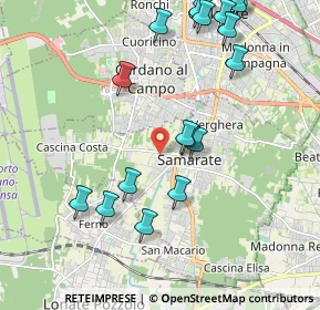 Mappa Via Novara, 21017 Samarate VA, Italia (2.31667)
