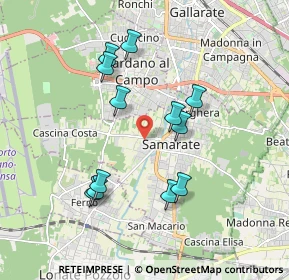Mappa Via Novara, 21017 Samarate VA, Italia (1.7175)