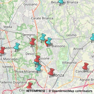 Mappa Via Galliano Giuseppe, 20851 Lissone MB, Italia (5.42154)