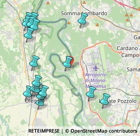 Mappa 21010 Vizzola Ticino VA, Italia (5.14389)