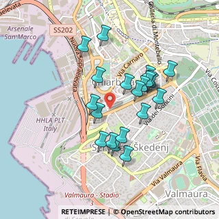 Mappa Via Salvore, 34145 Trieste TS, Italia (0.397)