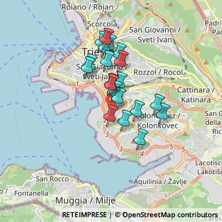 Mappa Via Salvore, 34145 Trieste TS, Italia (1.3595)
