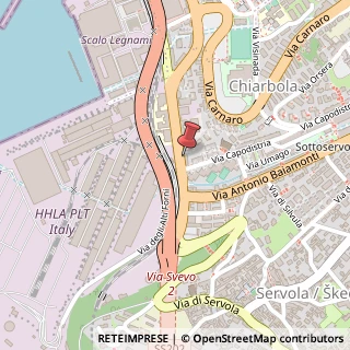 Mappa Via Italo Svevo, 38, 34145 Trieste, Trieste (Friuli-Venezia Giulia)