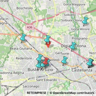 Mappa Via San Giorgio, 21057 Olgiate Olona VA, Italia (2.47538)